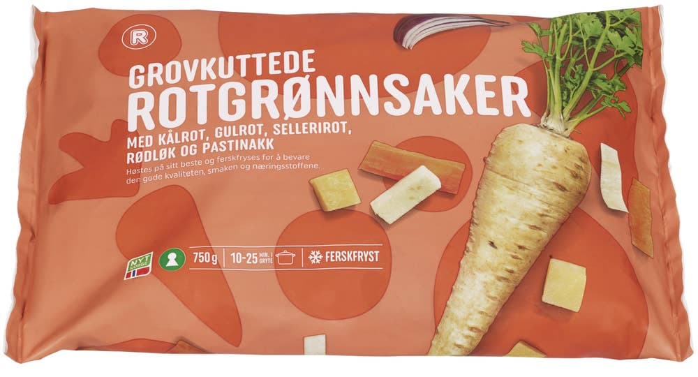 Rotgrønnsaker Grovkuttet 750 g