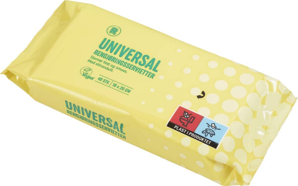Universal rengjøringsservietter 48 stk
