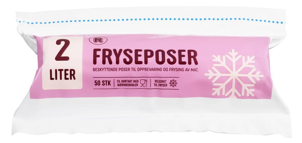 Fryseposer 2l, 50 stk