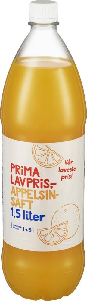Appelsinsaft 1,5 l 9000 ml