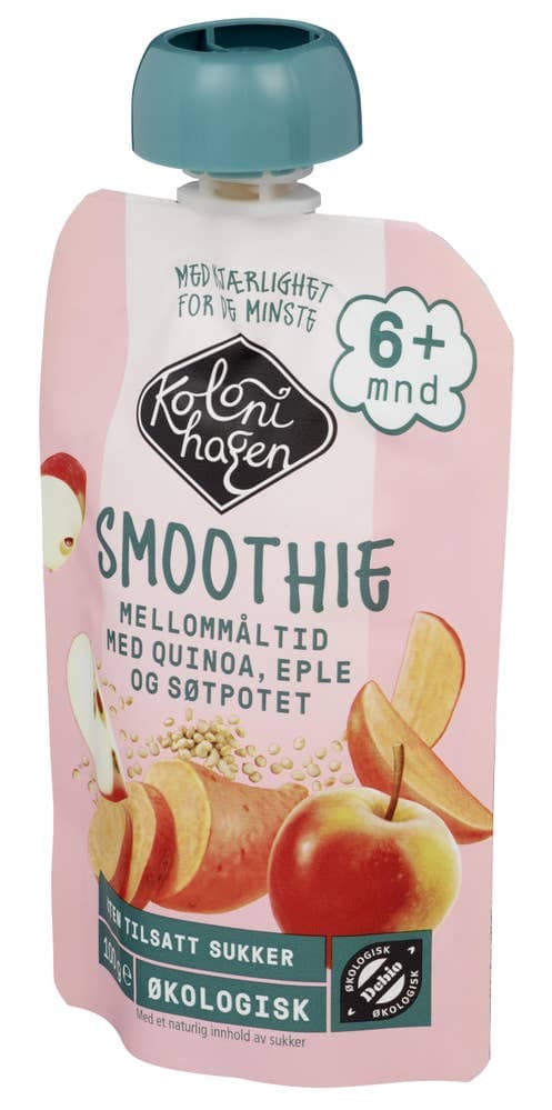 Smoothie med quinoa, eple og søtpotet Fra 6 mnd, økologisk, 100 g