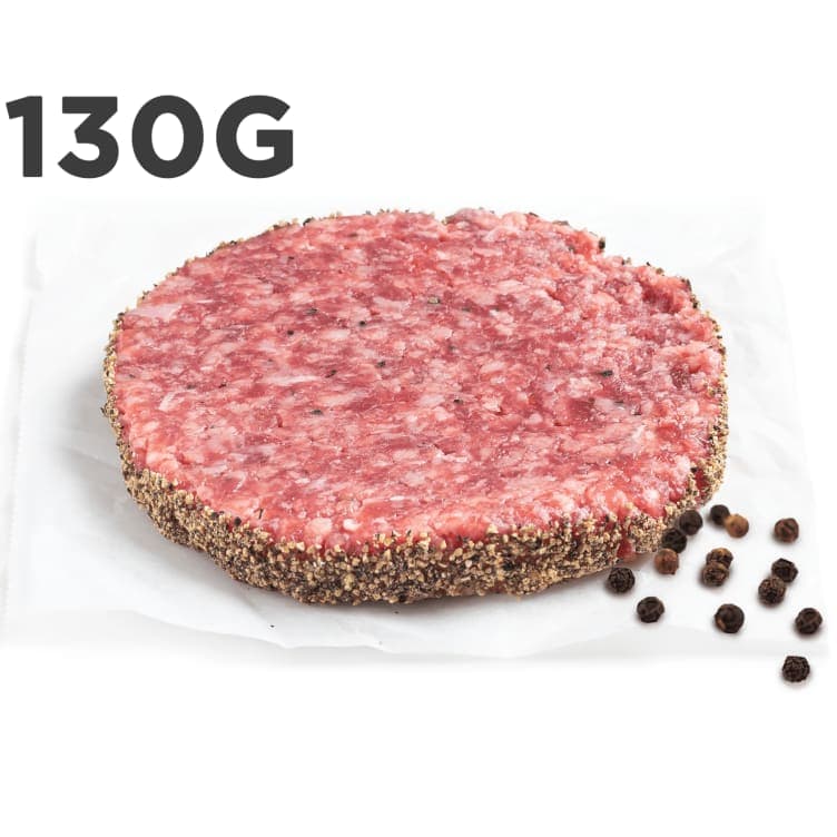 Angusburger m/Pepper Ca130g pr stykk 1 stk
