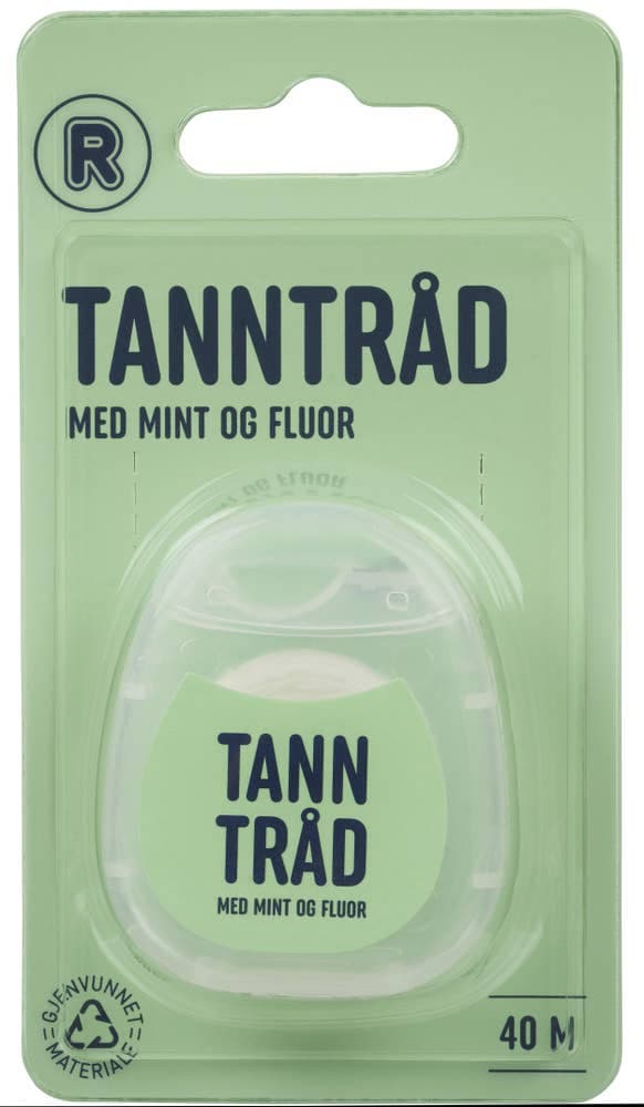 Tanntråd med Mint & Fluor 40m Rema 1000 40 stk