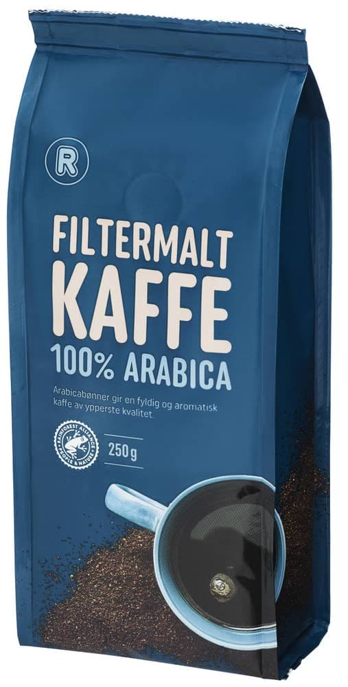 Filtermalt Kaffe 100% Arabica, 250 g