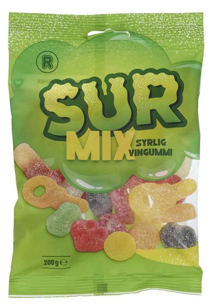 Sur Mix Vingummi 200 g