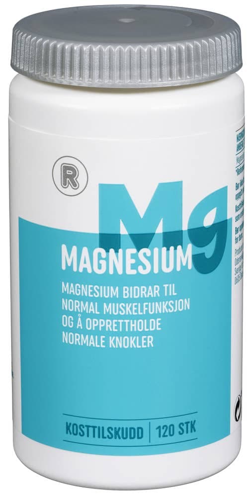 Magnesium 280 mg Tabletter, 120 stk