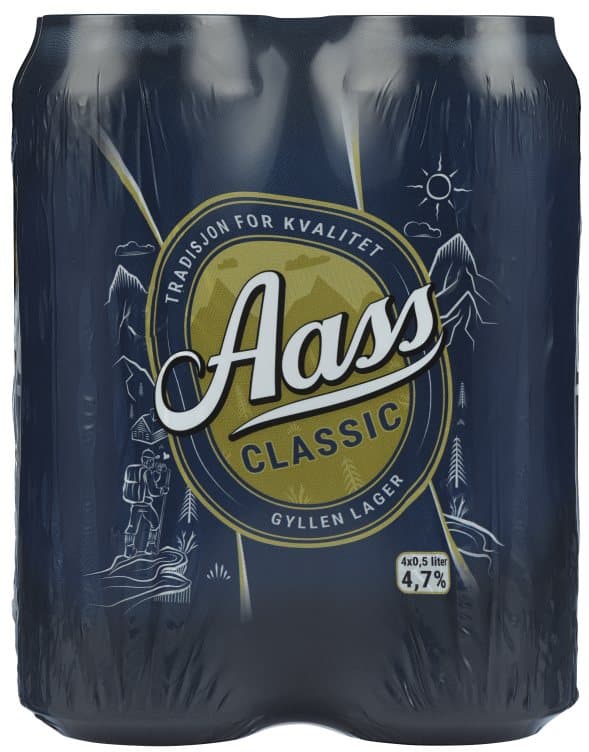Aass Classic 0,5lx4 boks 2000 ml