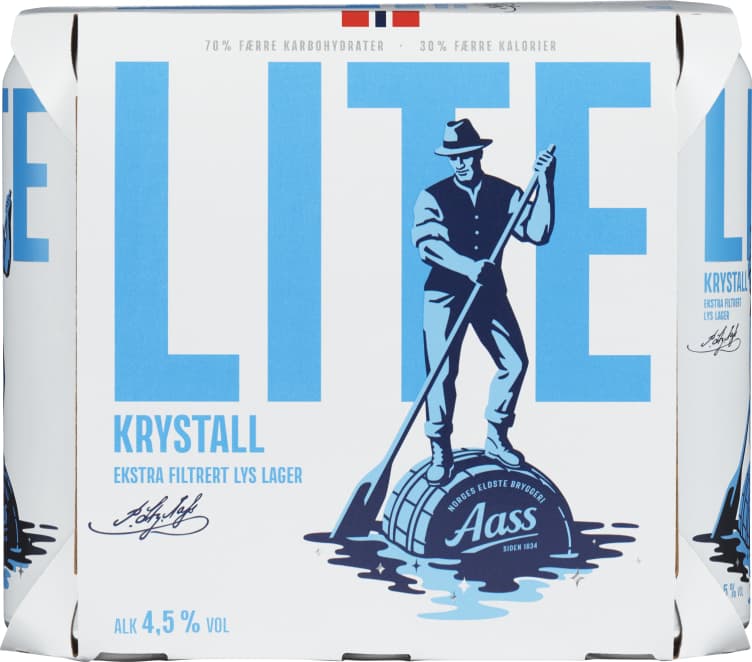 Aass Lite Krystall 0,5lx6 boks