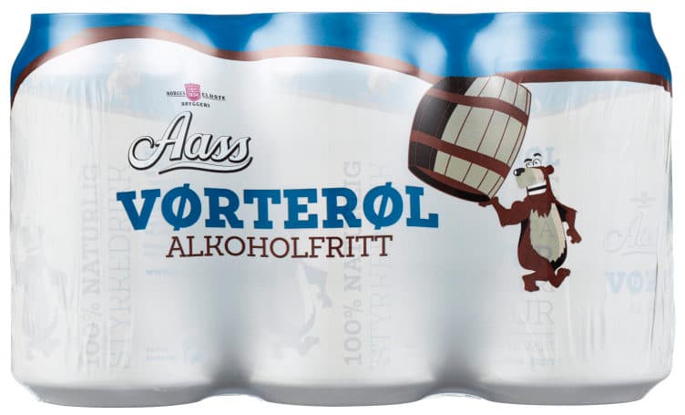 Aass Vørterøl 0,33lx6 boks 1980 ml