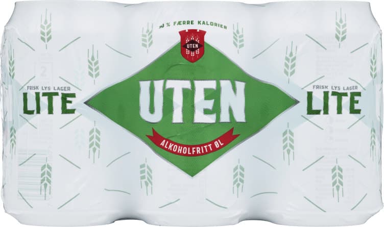 Aass uten Lite 0,33lx6 boks