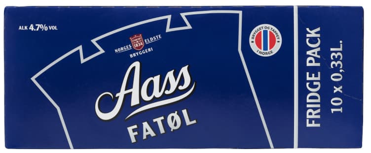 Aass Fatøl 0,33lx10 boks