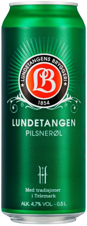 Lundetangen Pils 0,5l boks