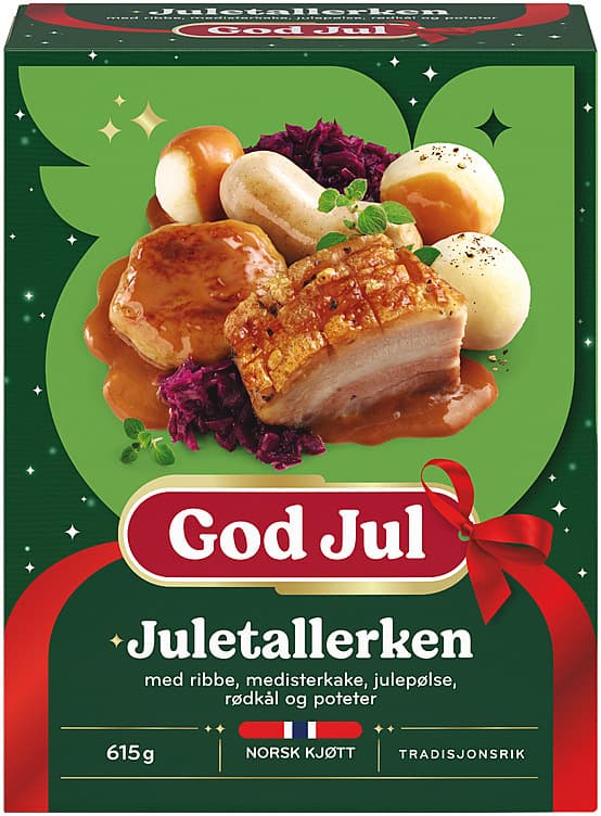 JULETALLERKEN 615 g Fjordland