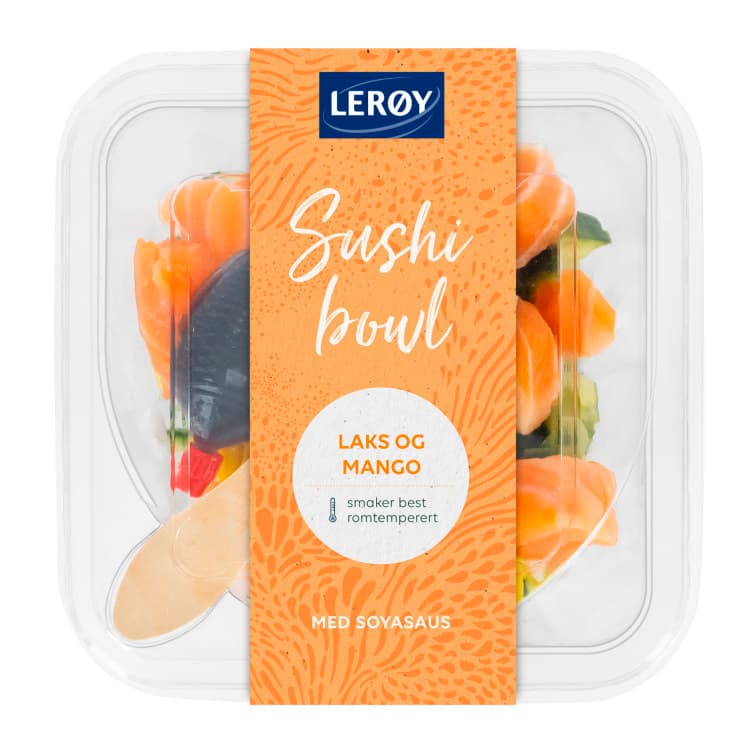 Sushibowl m/Laks&Mango 282g Lerøy