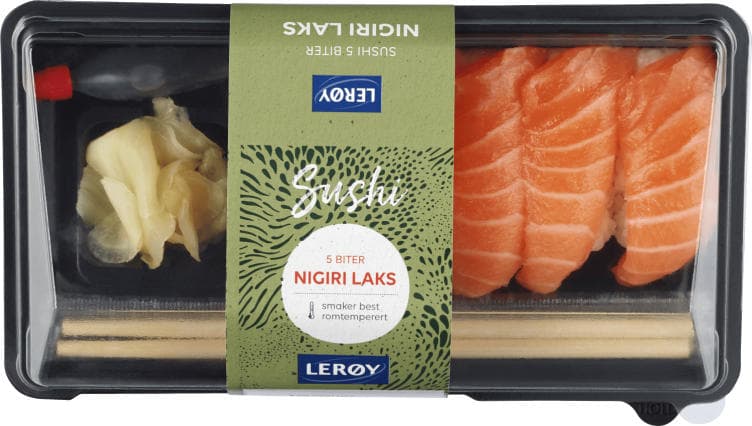 Sushi Laks Nigiri 5 Biter 152g Meny