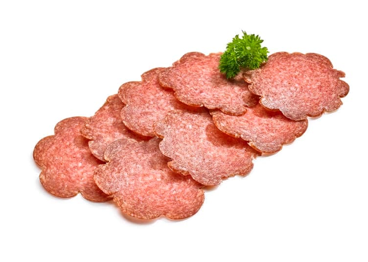 Rødvinsalami pr Kg