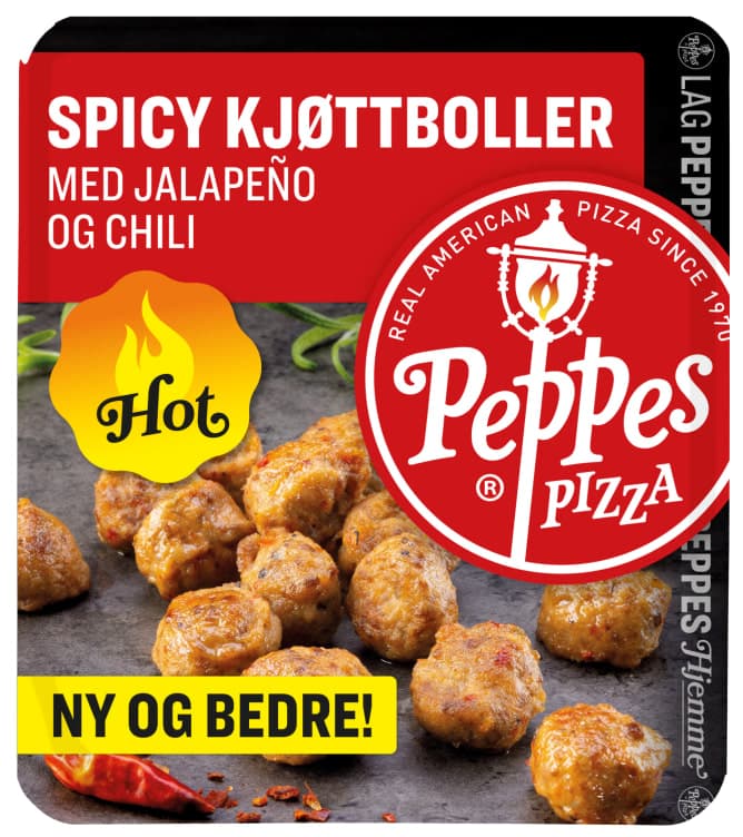 Kjøttboller Spicy Jalapeño og Chili 120g Peppes