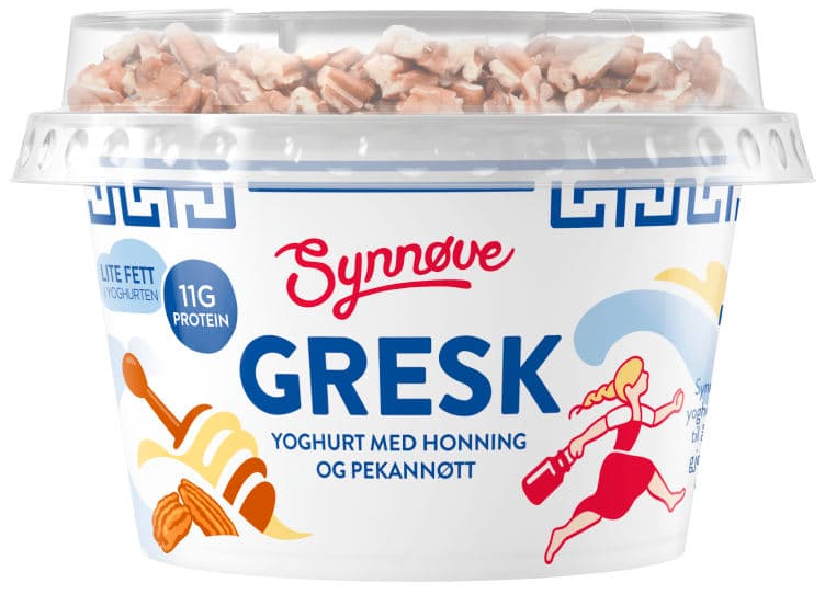 Yoghurt Gresk Duo Pekan&Honning 160g