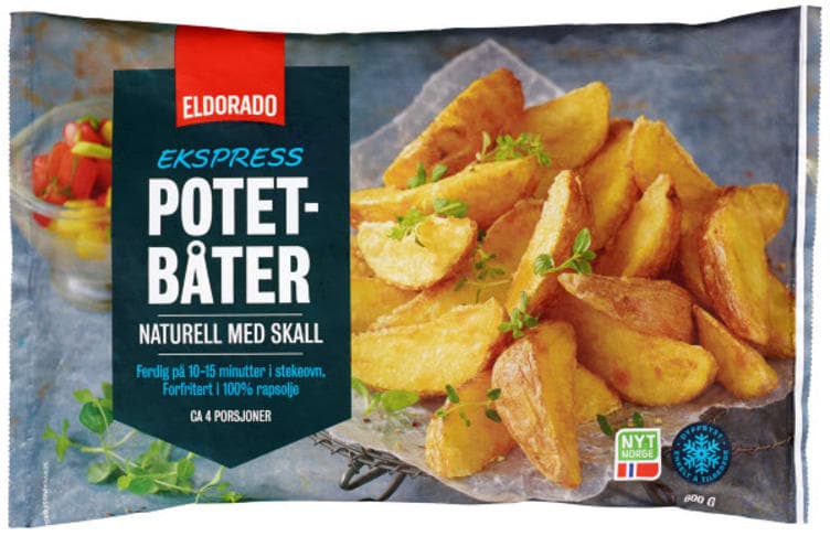 Potetbåter m/Skall Express 600g Eldorado