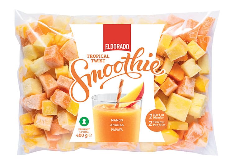 Smoothie Mix Ananas/Mango/Pap 400g Eldorado