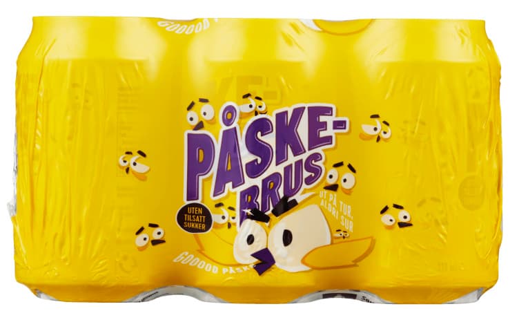 Påskebrus u/Sukker 0,33lx6 boks