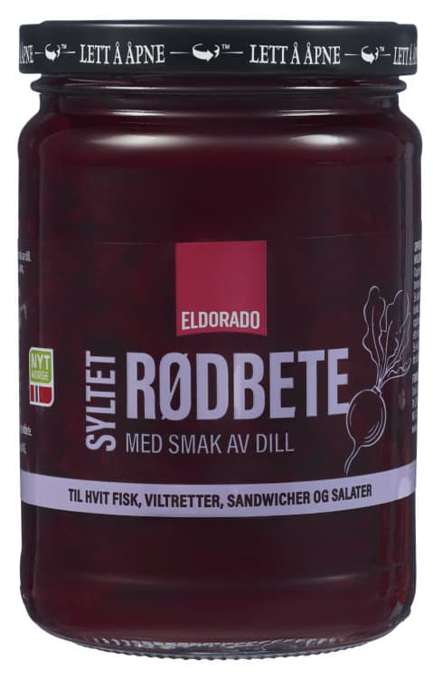 Rødbeter Syltet Strimlet m/Dill 360g Eldorado
