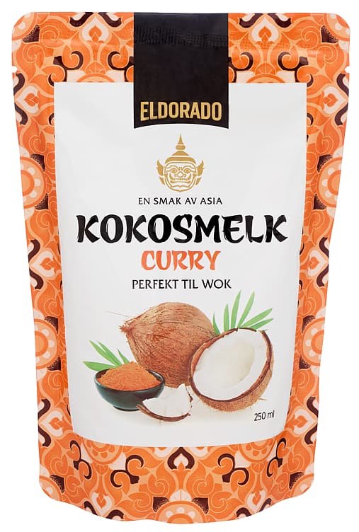 KOKOSMELK CURRY 250 ml eldorado