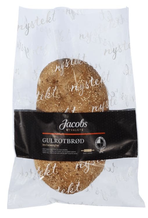 Gulrotbrød m/Sesamfrø 660g Jacobs Utvalgte