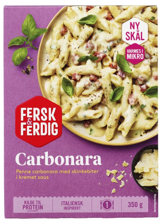 Carbonara 350g Fersk & Ferdig