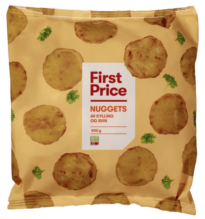 Nuggets m/Kylling&Svin 900g First Price