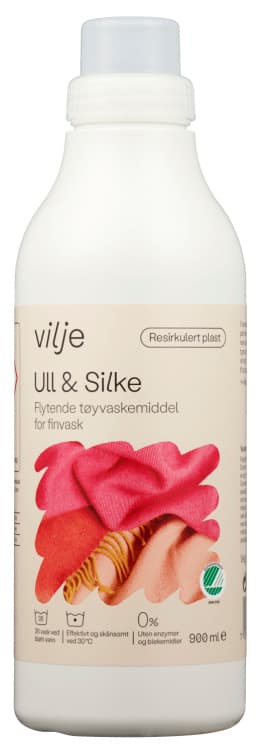 Vilje Tøyvask Ull&Silke Flytende 900ml