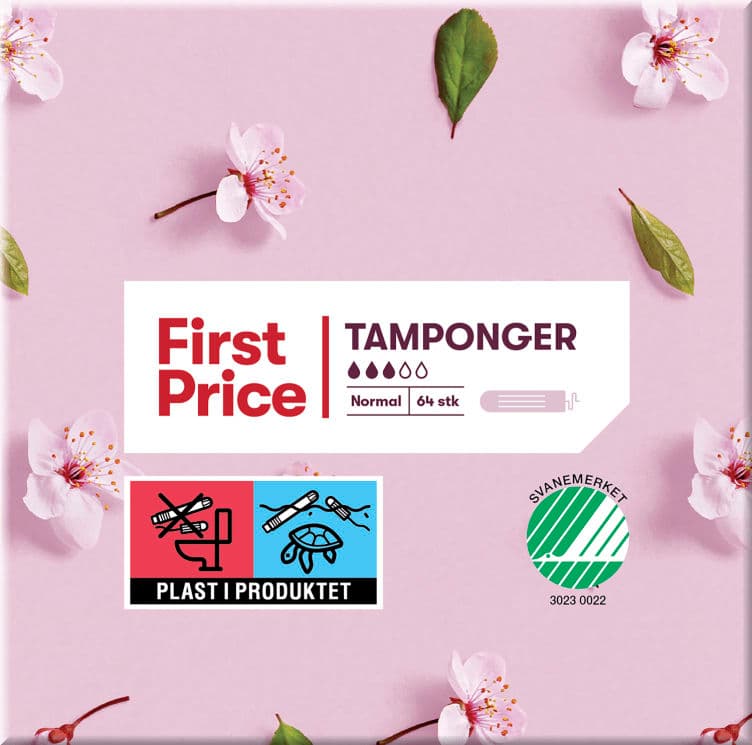 Tamponger Normal 64stk First Price