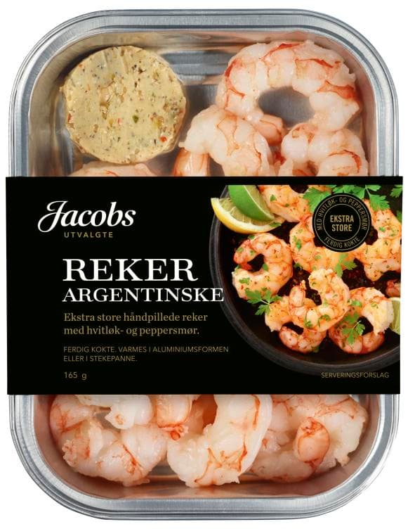 Reker Argentinske m/Kryddersmør 165g Jacobs
