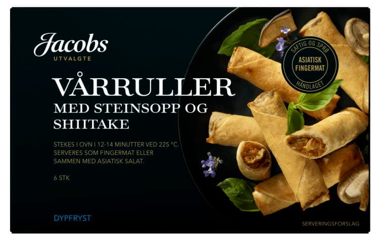 Vårruller Steinsopp&Shitake 180g Jacobs