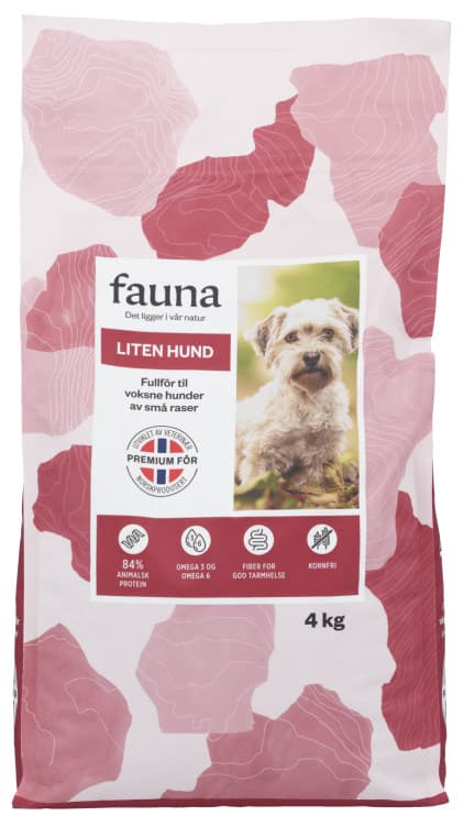 Fauna Liten Hund Tørrfor 4kg