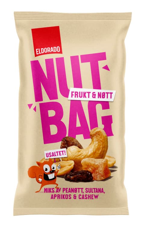 Nutbag Frukt&Nøtt 50g Eldorado