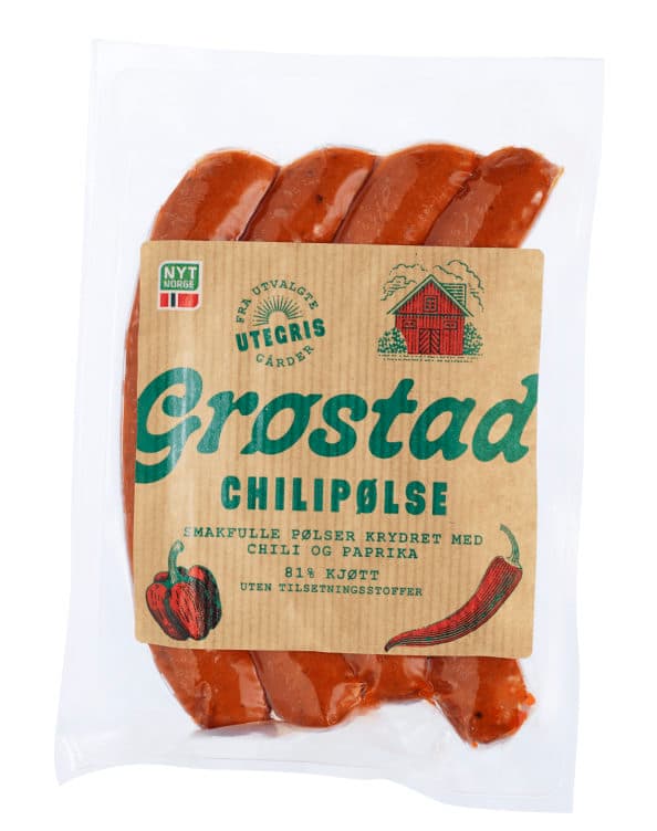 Chilipølse Sous Vide 240g Grøstad