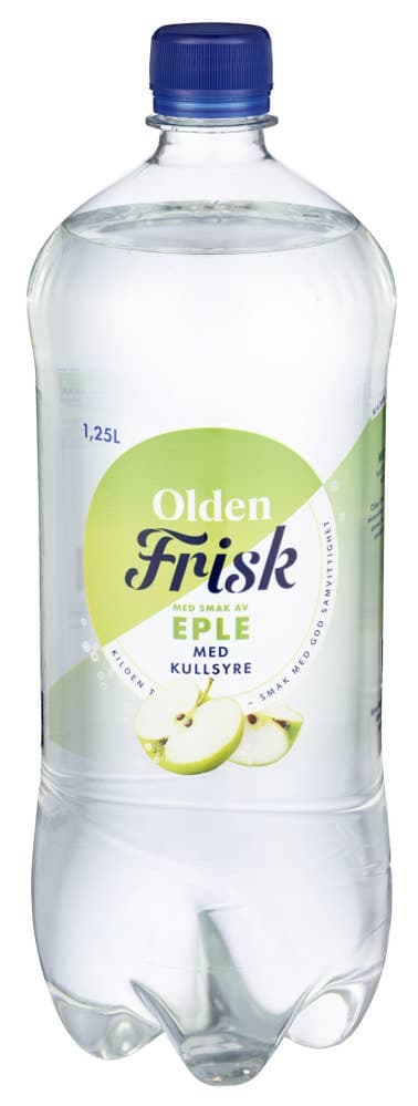 Olden Frisk Eple Med Kullsyre, 1,25 l 1000 ml