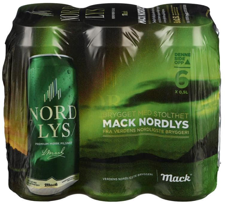 Mack Nordlys 0,5lx6 boks 3000 ml