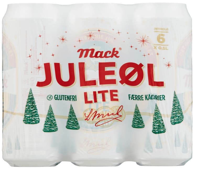 Mack God Jul Lite 0,5lx6 boks 3000 ml