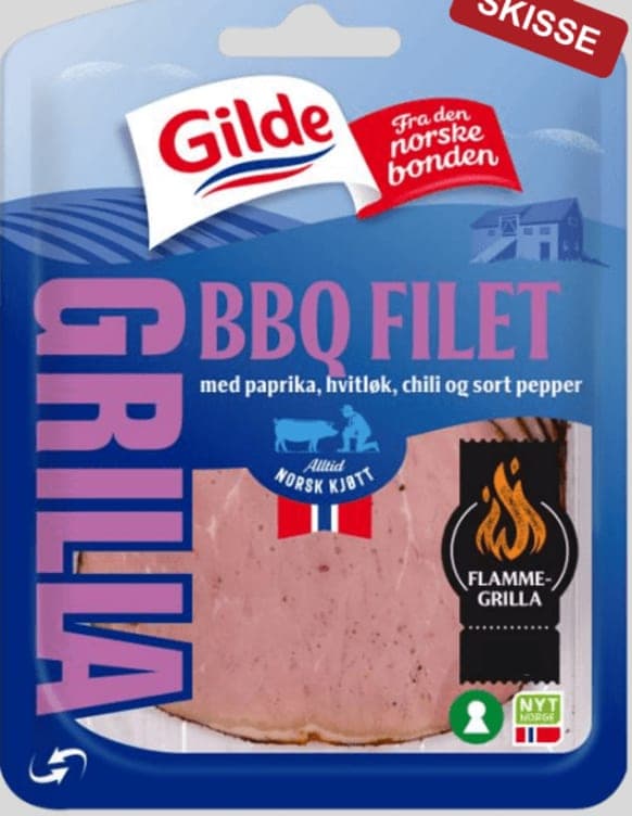 Bbq Filet Grilla 100g Gilde