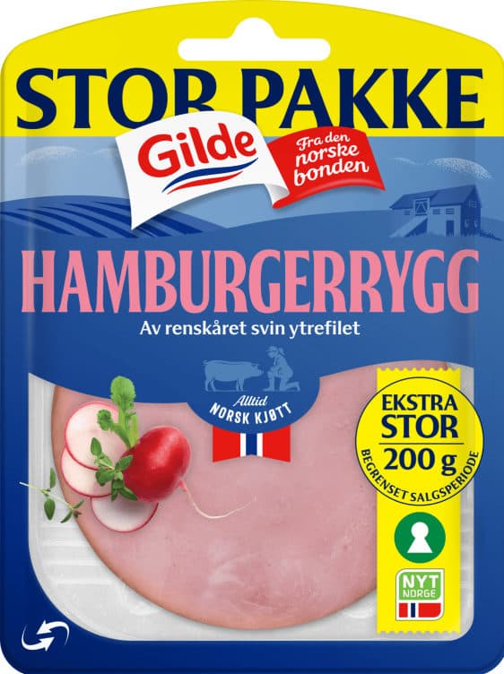 Hamburgerrygg 200g Gilde